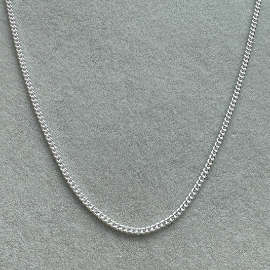 Collar Cadena De Bordillo 60 cm (Ajustable Al Largo Deseado)