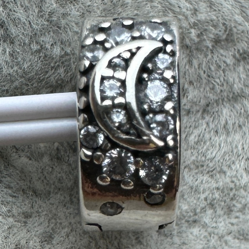 Charm Clip De Seguridad Sol y Luna