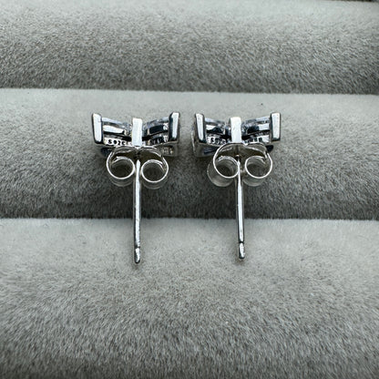 Aretes De Botón Moño