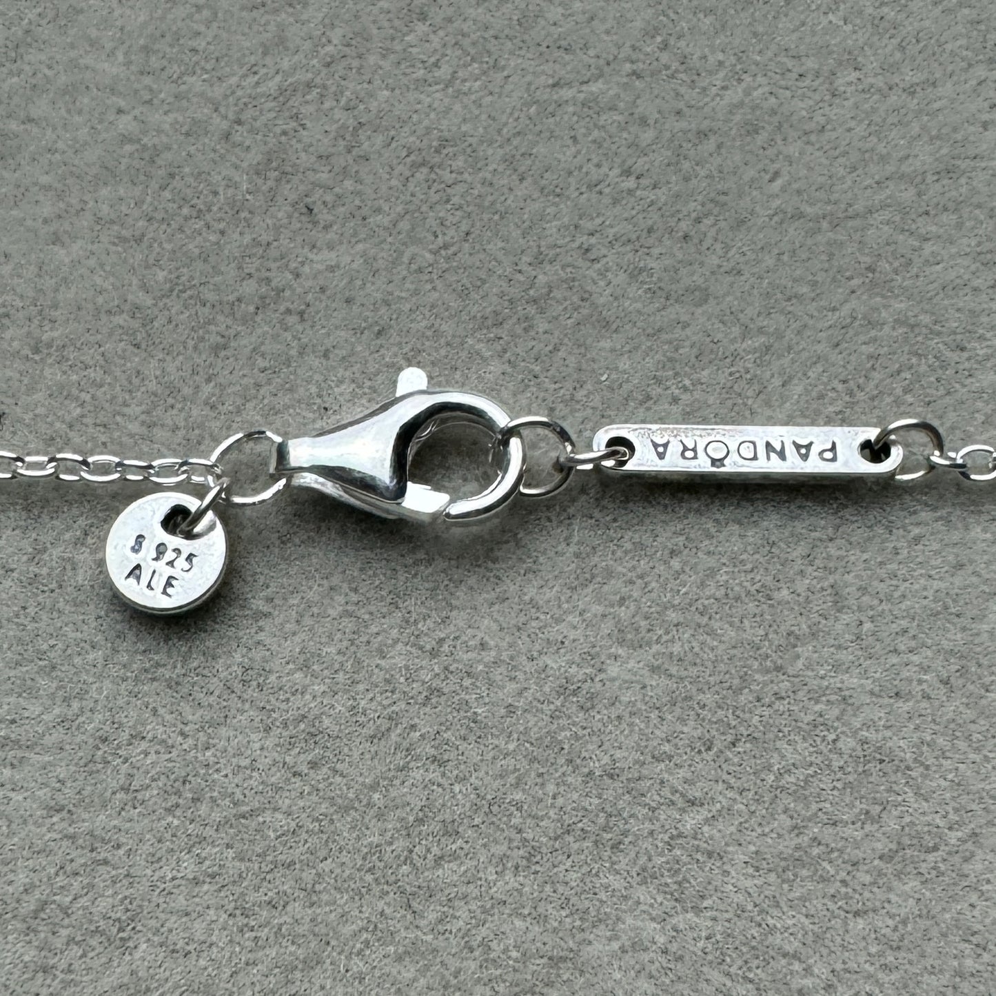 Collar Corazón Elevado Brillante Piedra Rosa 45 cm (Ajustable A 40 cm)