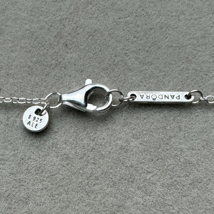 Collar Corazón Elevado Brillante Piedra Rosa 45 cm (Ajustable A 40 cm)