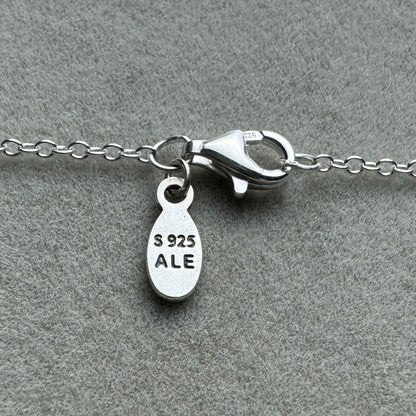 Collar Pavé Corazón Y Alas De Ángel 45 cm (Ajustable a 42 y 39 cm)