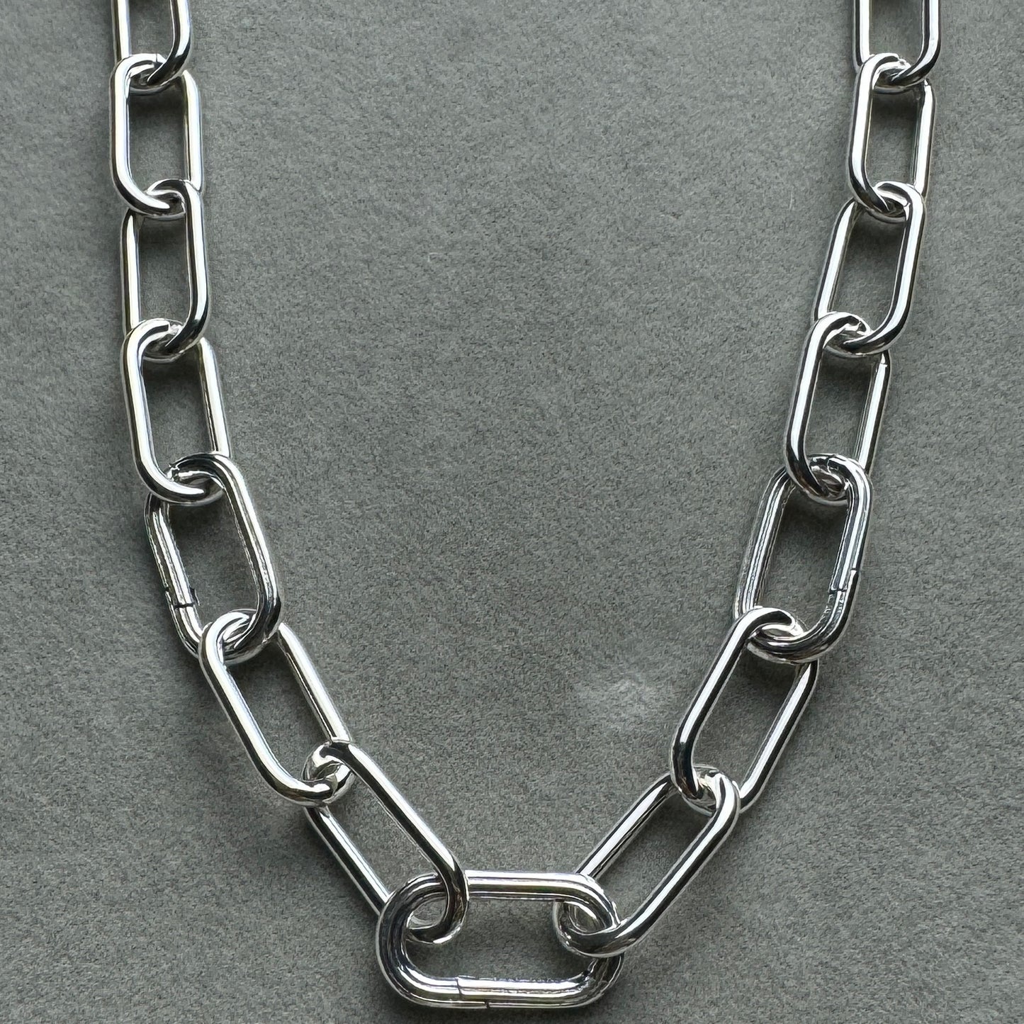 Collar De Eslabones 45 cm (Se Pueden Abrir 3 Eslabones, Ajustable Al Largo Deseado)