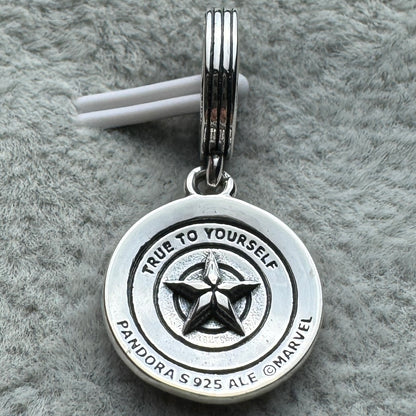 Charm Colgante Escudo Del Capitán América Marvel