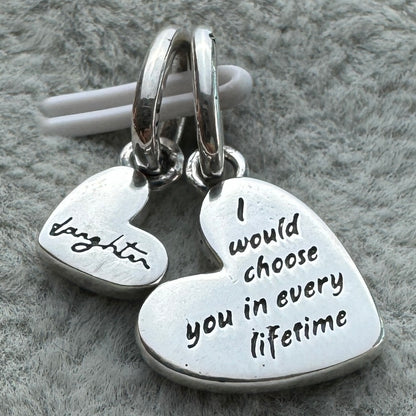 Charm Colgante Divisible Madre E Hija