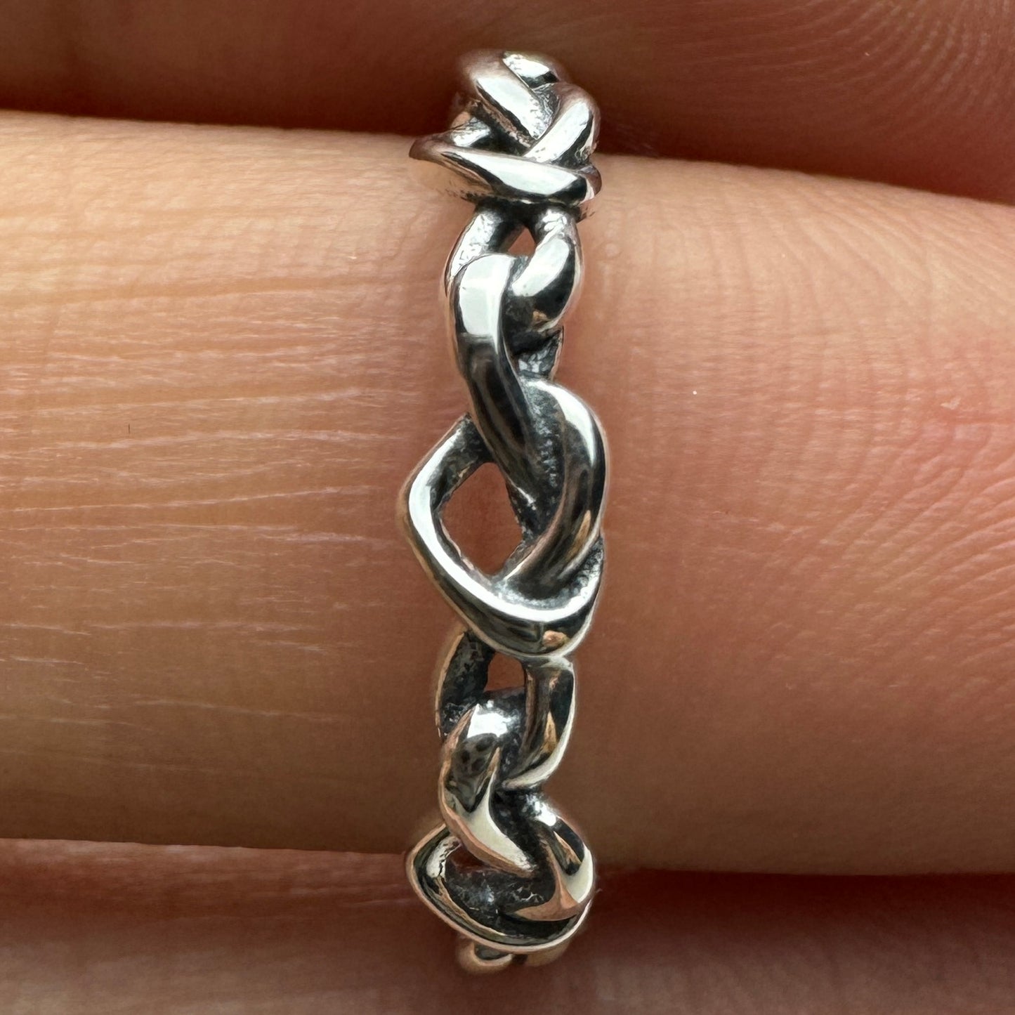 Anillo Corazones Entrelazados