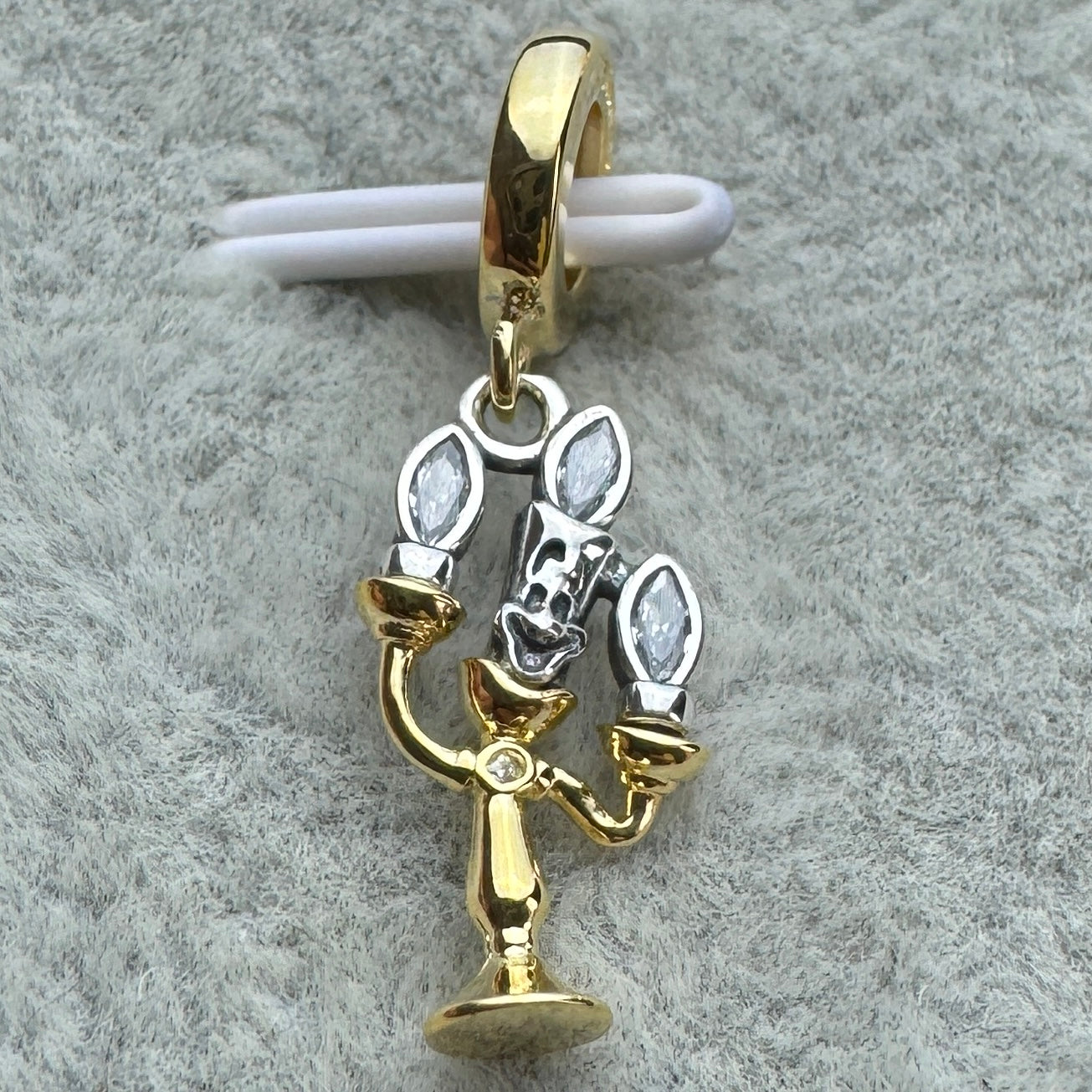 Charm Colgante Lumiere La Bella Y La Bestia Disney