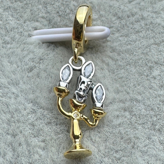 Charm Colgante Lumiere La Bella Y La Bestia Disney