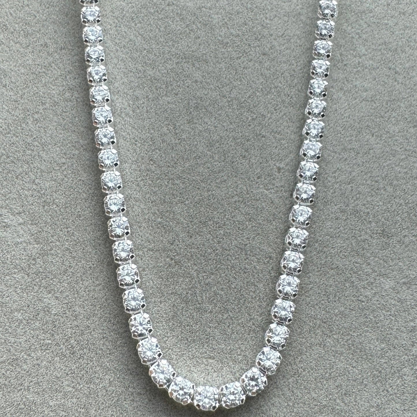 Collar Choker de Tenis 45 cm (Ajustable Hasta 40 cm)