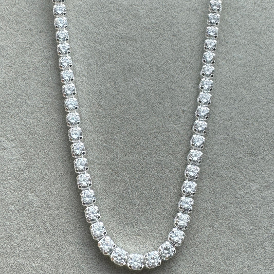 Collar Choker de Tenis 45 cm (Ajustable Hasta 40 cm)