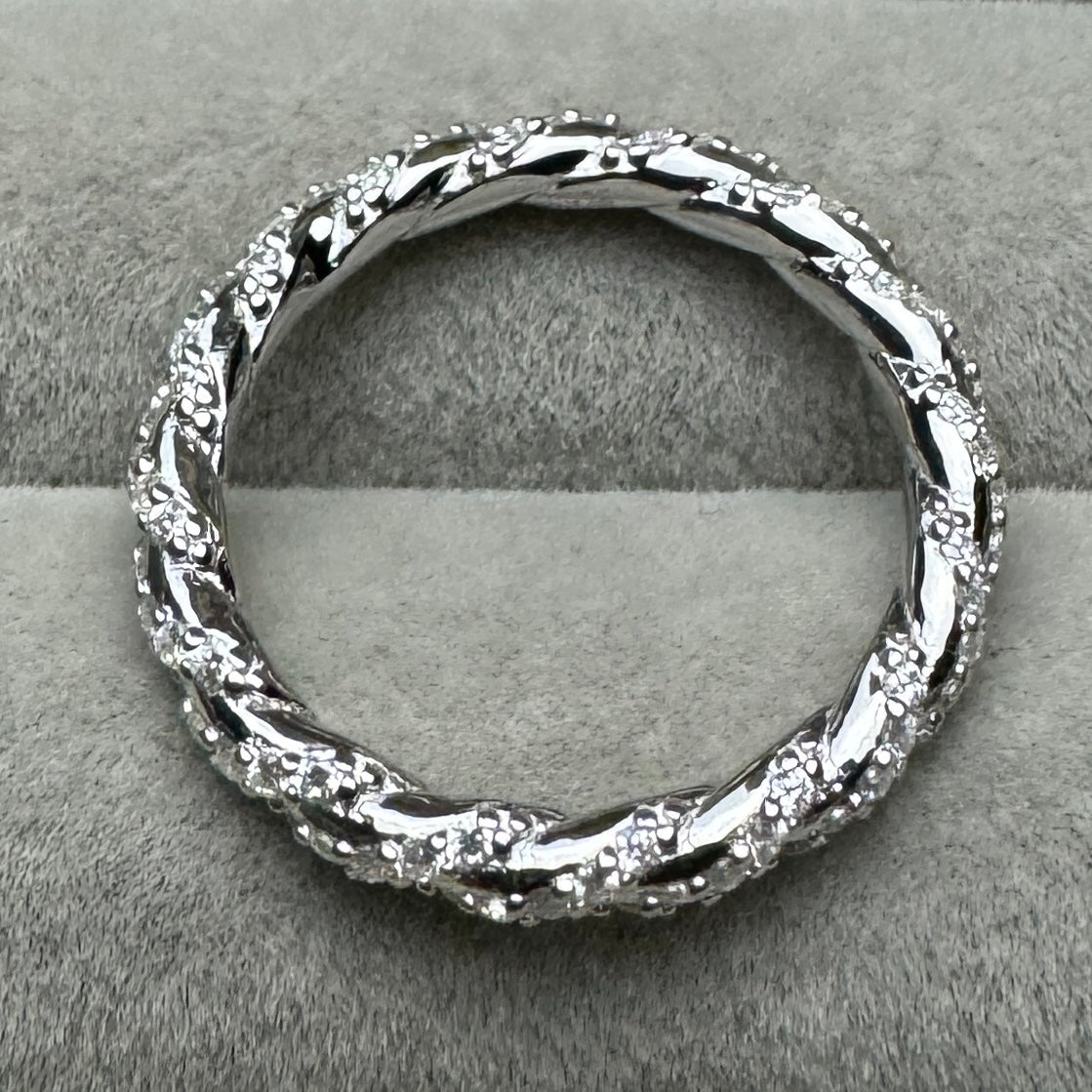 Anillo Completo Moissanita