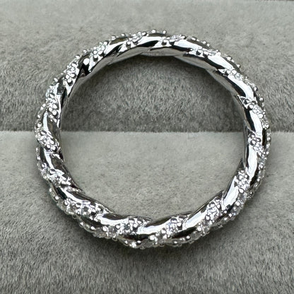 Anillo Completo Moissanita