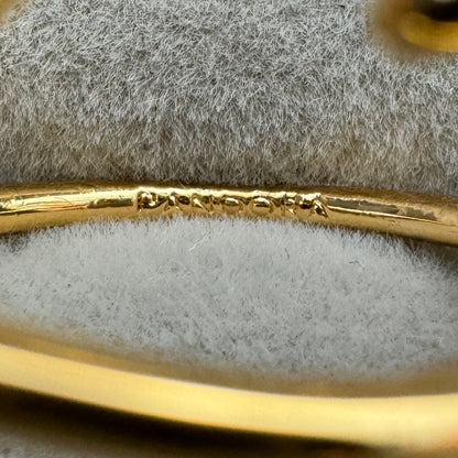 Anillo Forma De Corazón Dorado