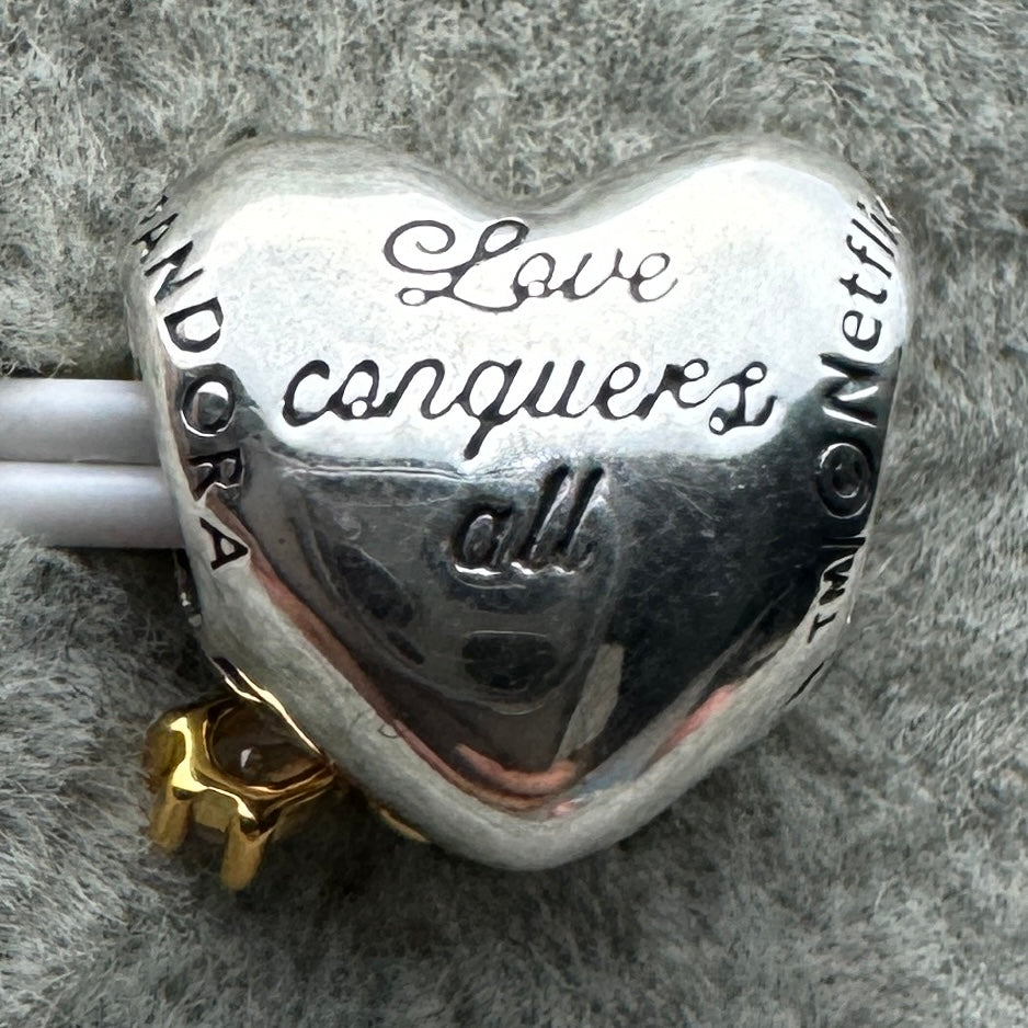 Charm Corazón Miel Y Abeja