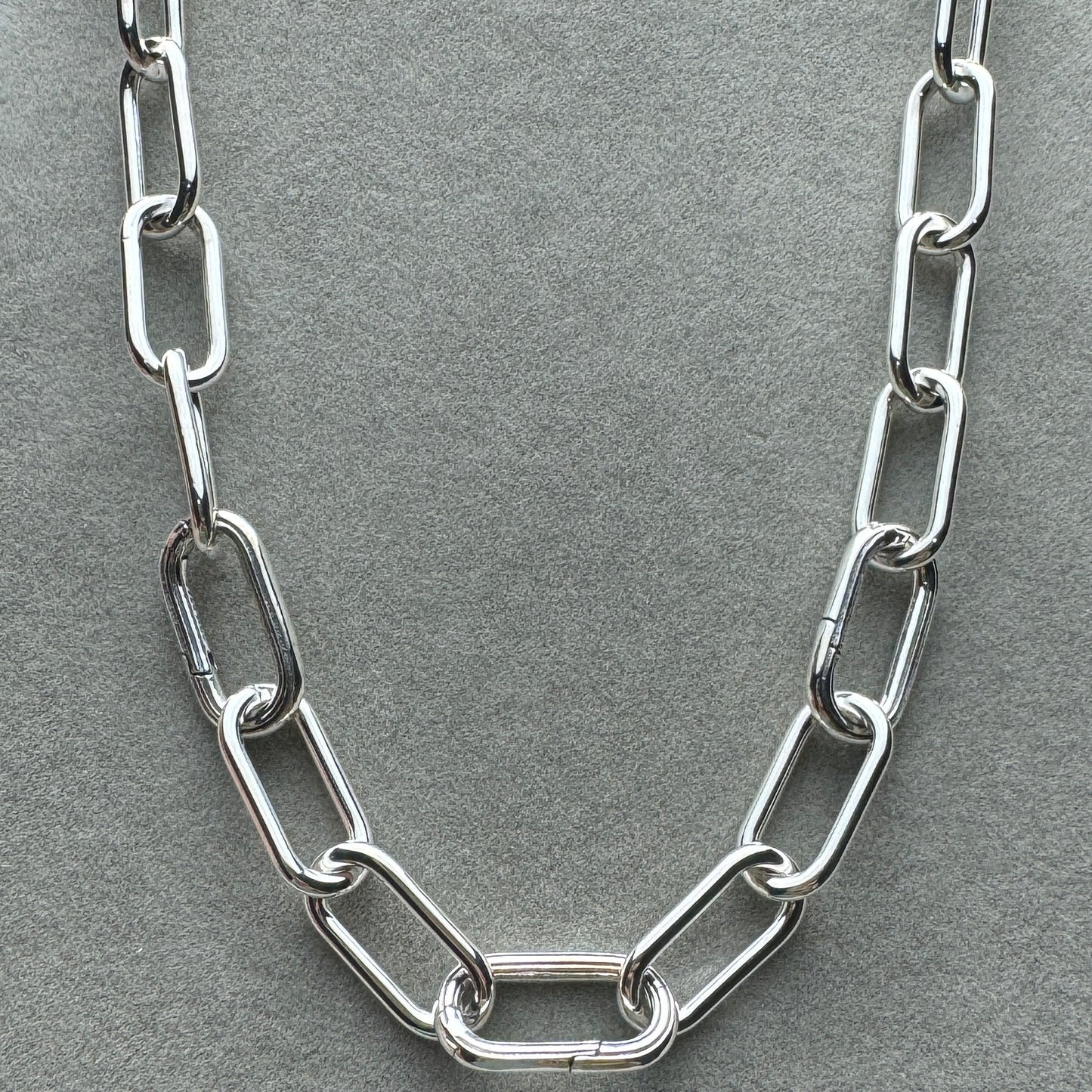 Collar De Eslabones 45 cm (Se Pueden Abrir 3 Eslabones, Ajustable Al Largo Deseado)