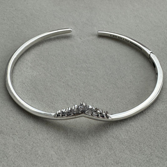 Brazalete Rígido Corona Princesa Brillante