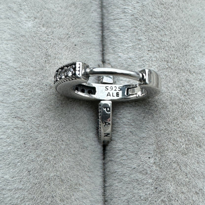 Aretes Con Colgante Pavé