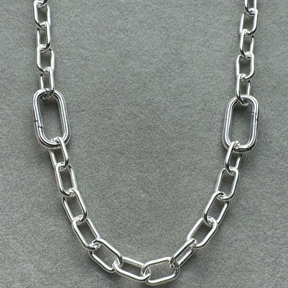 Collar De Eslabones 50 cm (Se Pueden Abrir 2 Eslabones, Ajustable Al Largo Deseado)