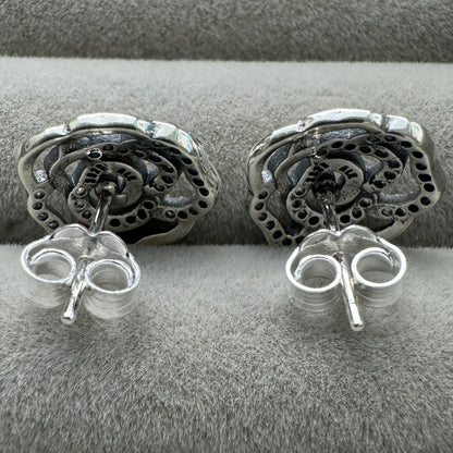 Aretes Flores Brillantes 2