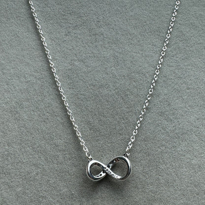 Collar Infinito Brillante 50 cm (Ajustable Al Largo Deseado)