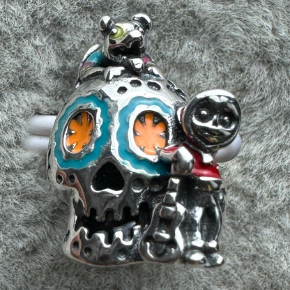 Charm Calavera Miguel y Dante Que Brilla En La Oscuridad