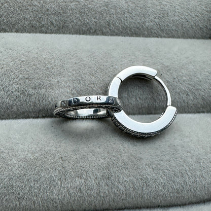 Aretes Con Colgante Pavé