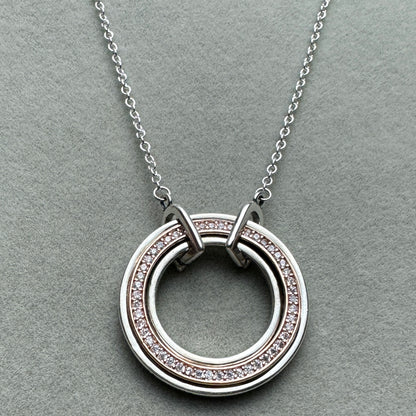 Collar Signature Y Pavé 50 cm (Ajustable A 47 Y 44 cm)