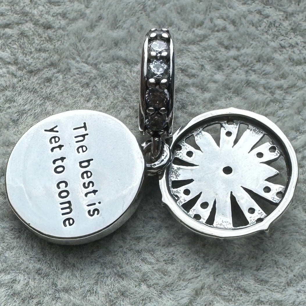 Charm Colgante Doble Galaxia Estrella