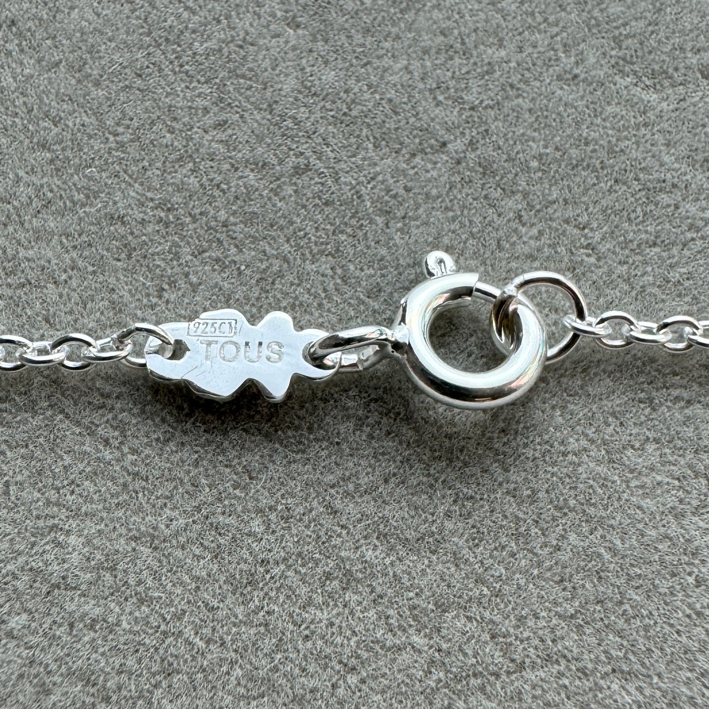 Collar Tous Oso Rosa Cuarzo Rosa 45 cm (Ajustable A 40 cm)