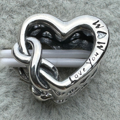 Charm Corazón Infinito Love You Mom