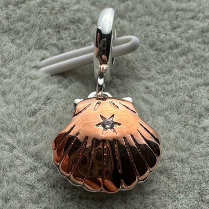 Charm Colgante Concha Que Se Abre