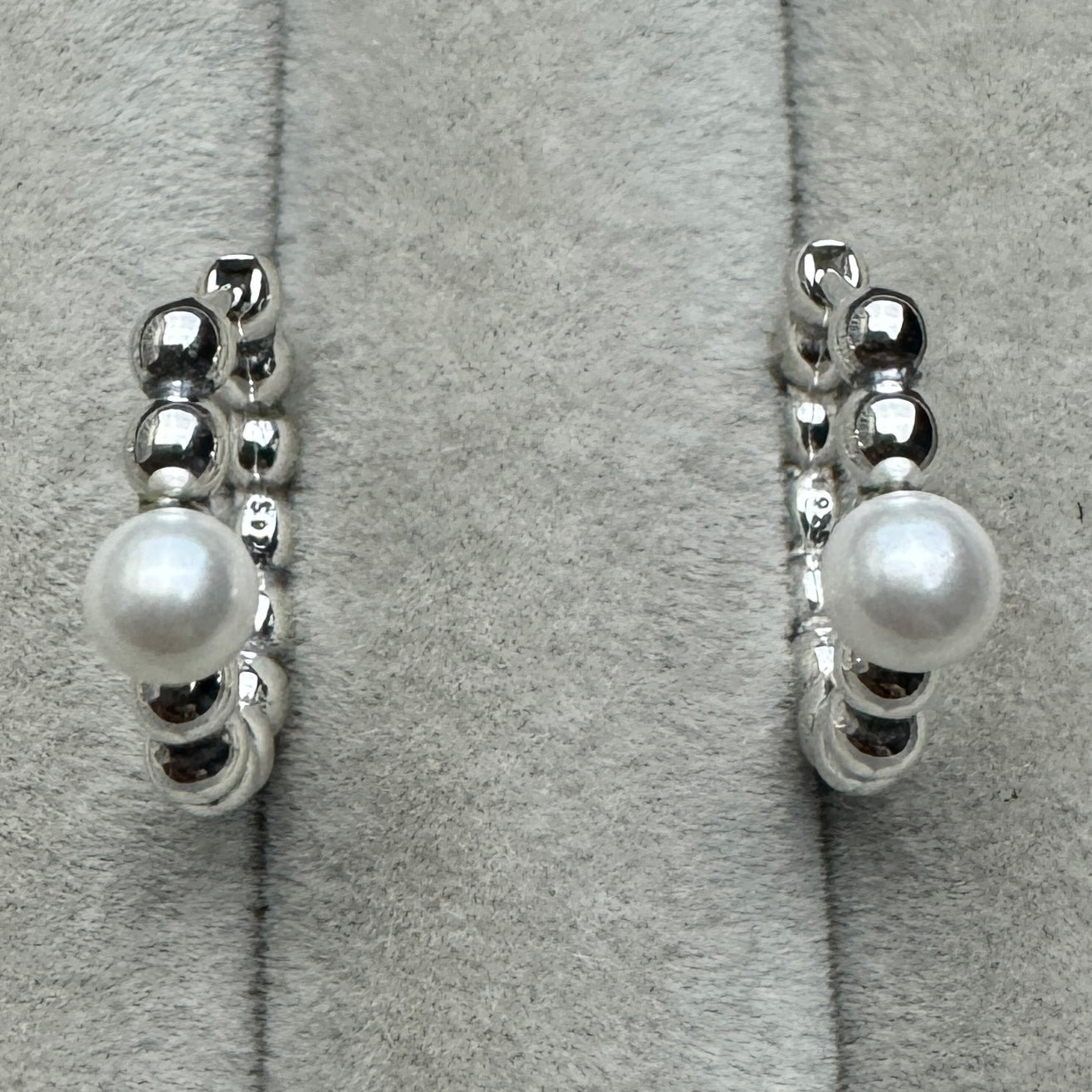 Aretes Bolitas Y Perla