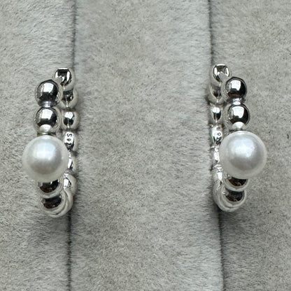 Aretes Bolitas Y Perla