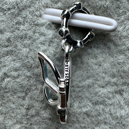 Charm Colgante Mariposa Y Llave