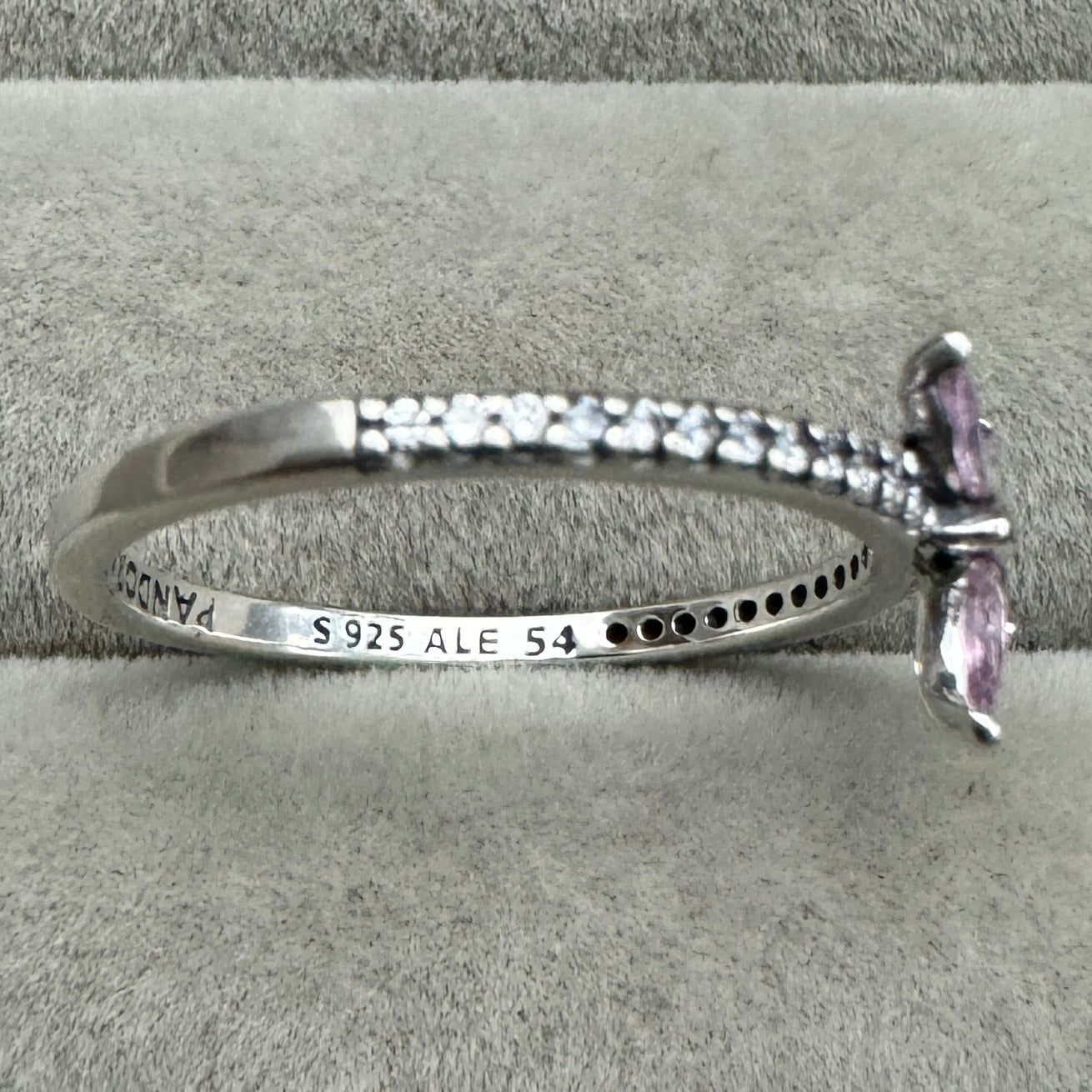 Anillo Mariposa Rosa