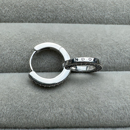 Aretes Con Colgante Pavé