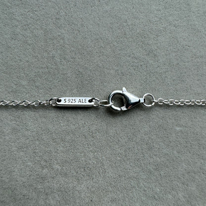 Collar Dos Corazones Brillantes 45 cm (Ajustable A 41 cm)