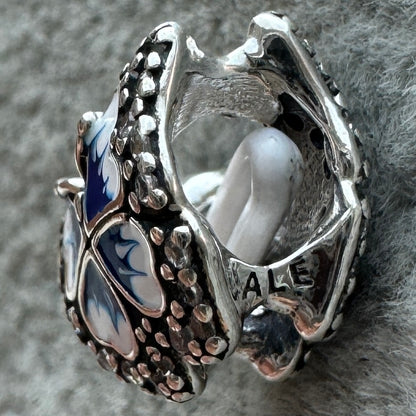 Charm Mariposa Azul Brillante