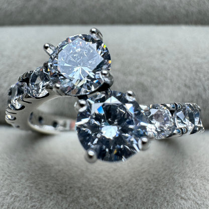 Anillo Alianza Brillante Pandora Vista Frontal