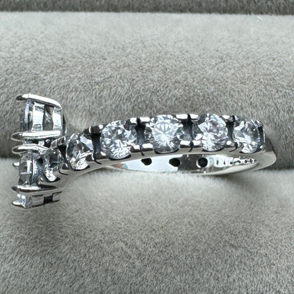 Anillo Alianza Brillante Pandora Vista Lateral