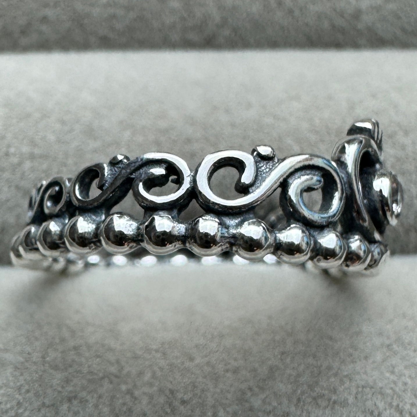 Anillo Corona Princesa Pandora Vista Lateral