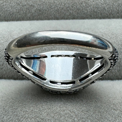 Anillo Cuadrado Brillante Pandora Vista Desde Adentro