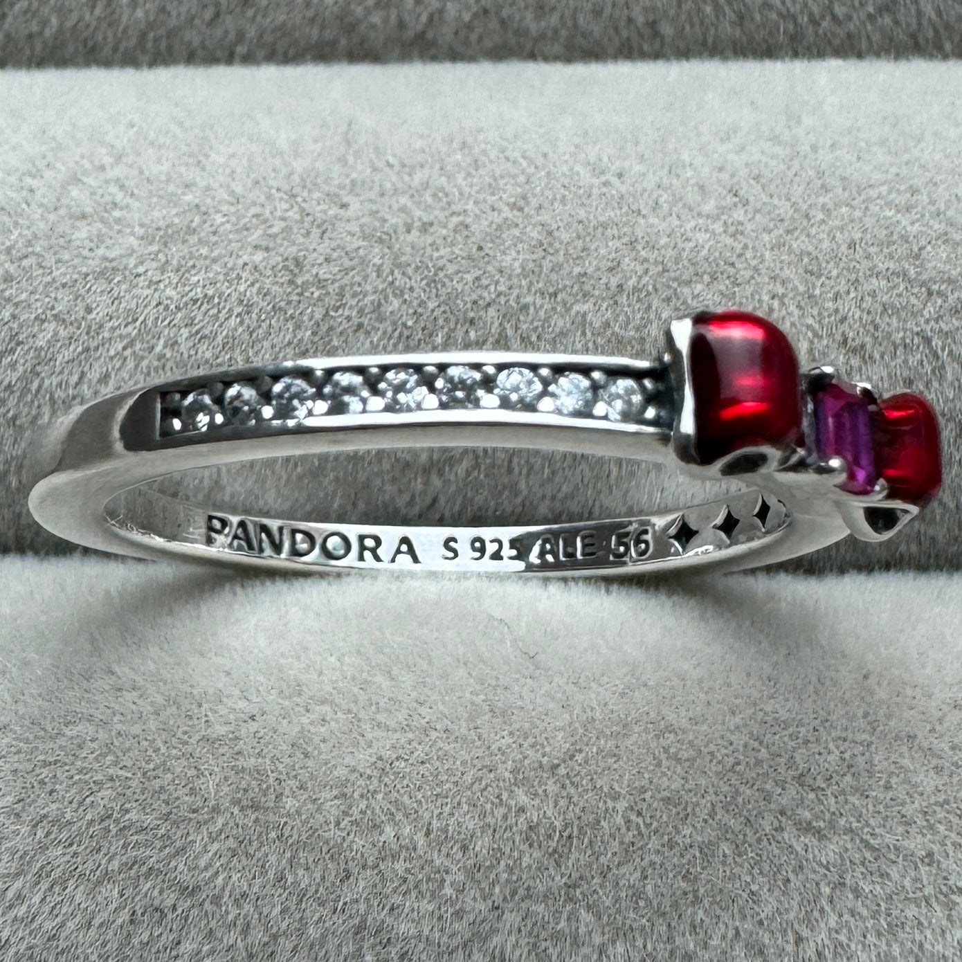 Anillo Princesa Blanca Nieves Disney Pandora Vista Lateral