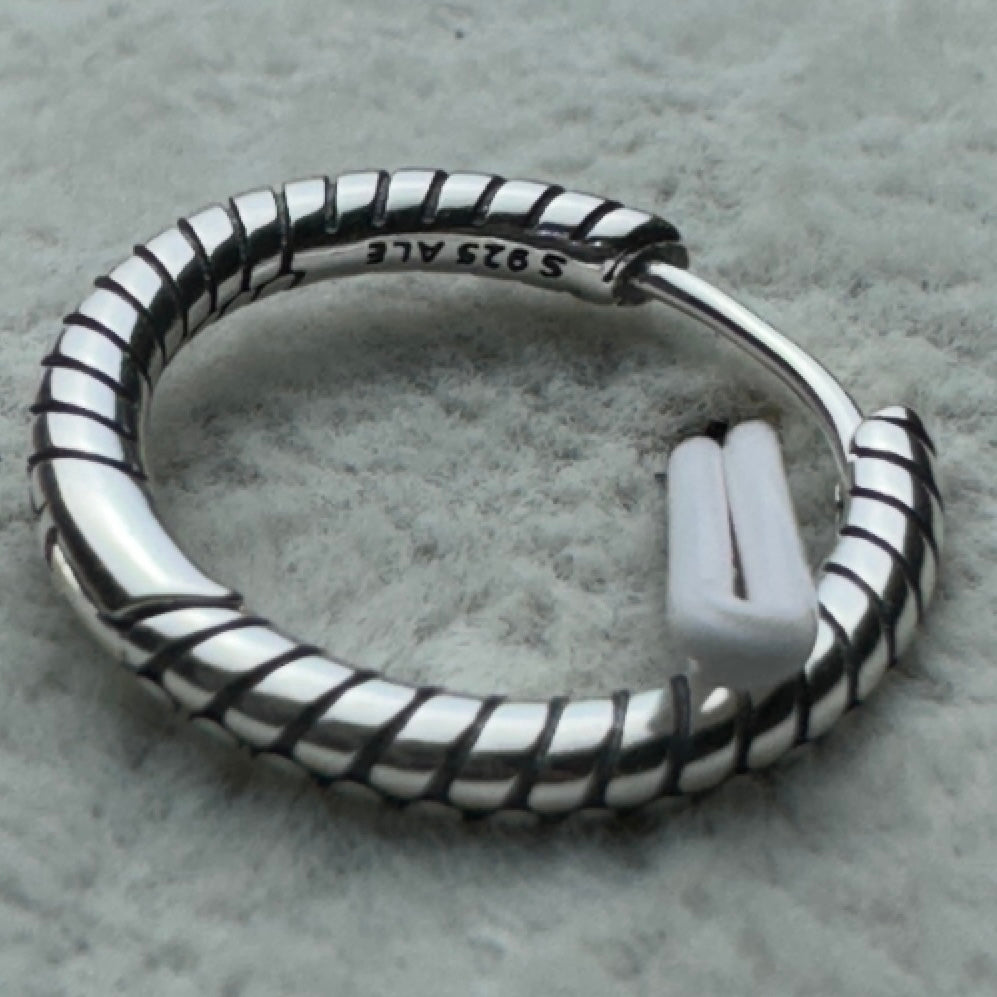 Aretes Para Charms Pequeños Pandora Vista Del Grabado Interno