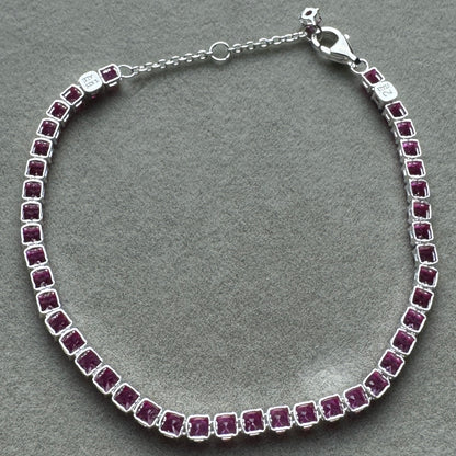 Brazalete Tenis Rosa Brillante