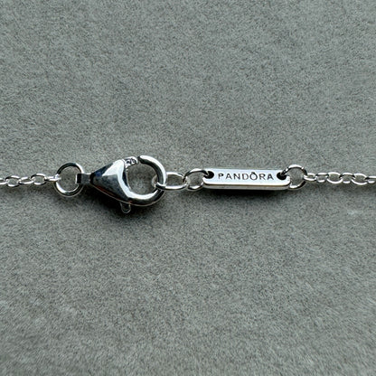 Collar Dos Corazones Brillantes 45 cm (Ajustable A 41 cm)