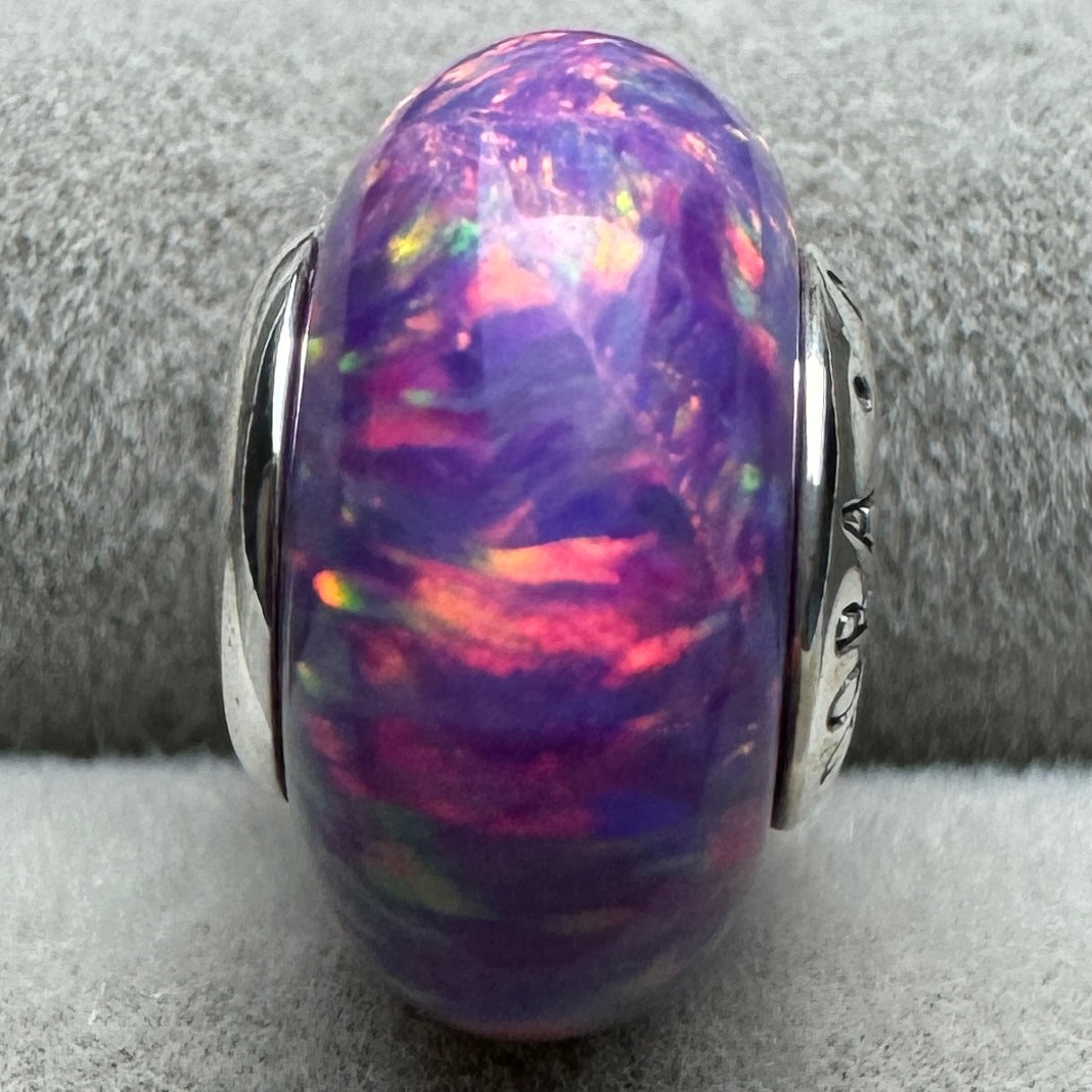 Charm Murano Morado Opalescente