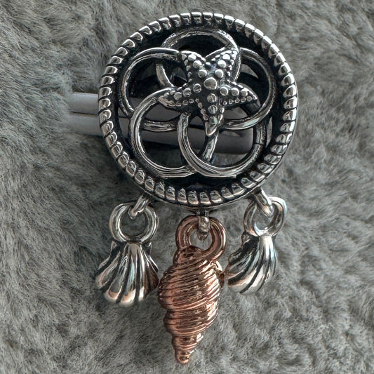 Charm Atrapasueños Marino Concha Y Caracol