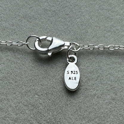 Collar Doble Círculo Brillante 50 cm (Ajustable A 47.5 y 45 cm)