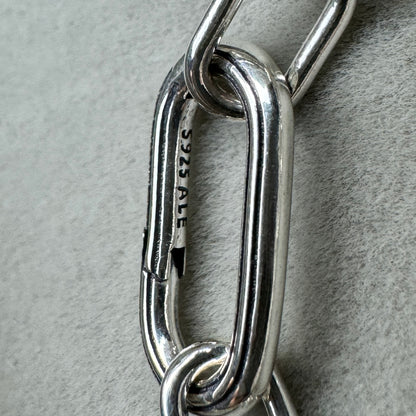 Brazalete Eslabones Y Bolitas Pandora Vista Lateral Del Eslabón